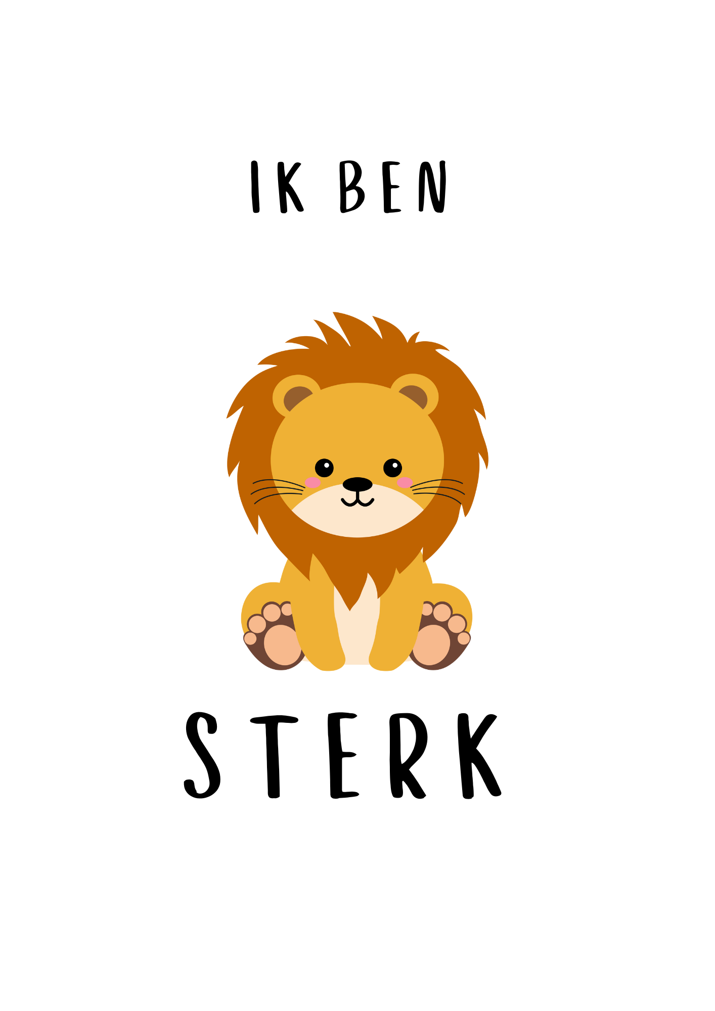 Affirmatiekaarten voor kinderen (12 stuks)