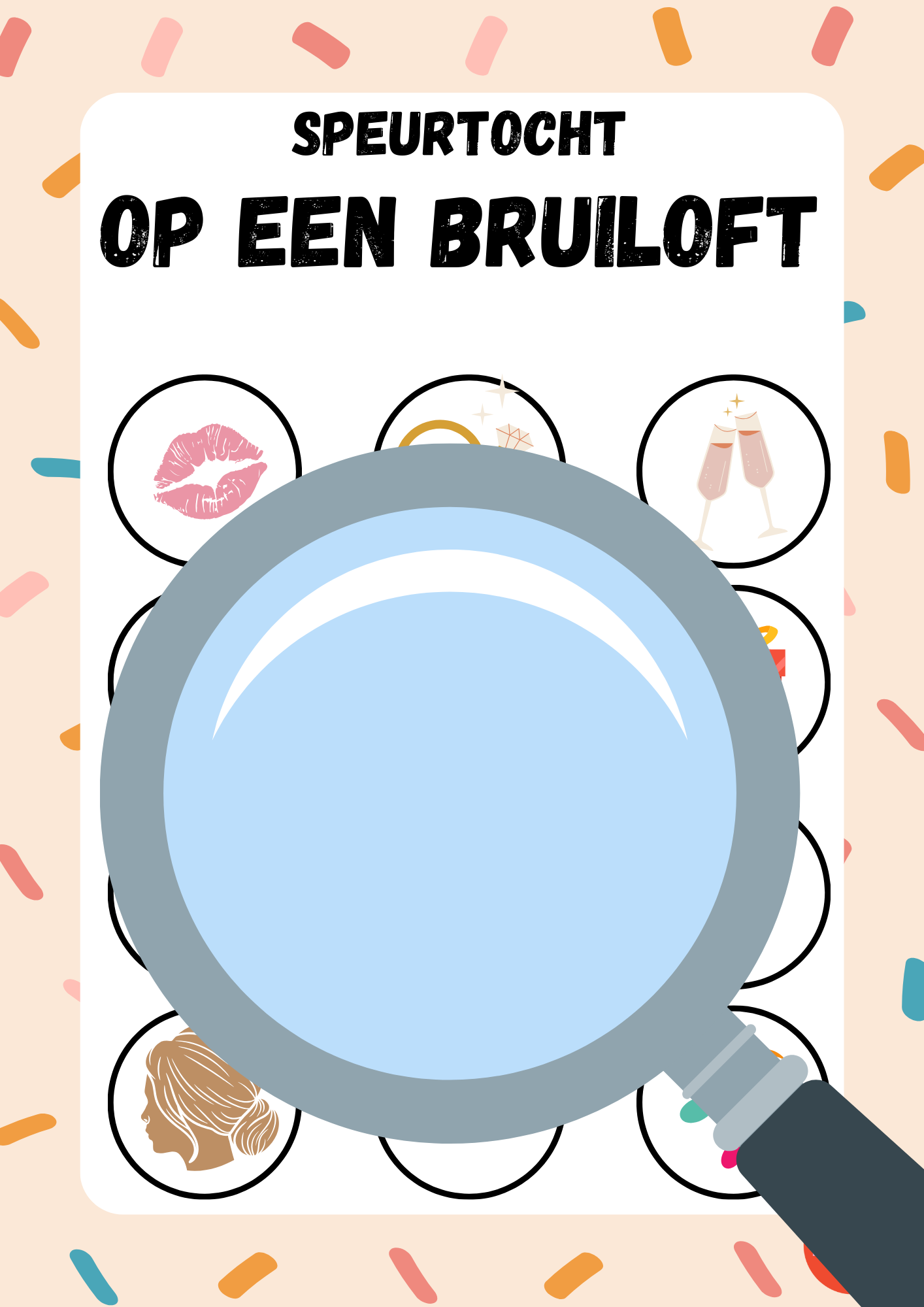 Speurtocht op een bruiloft