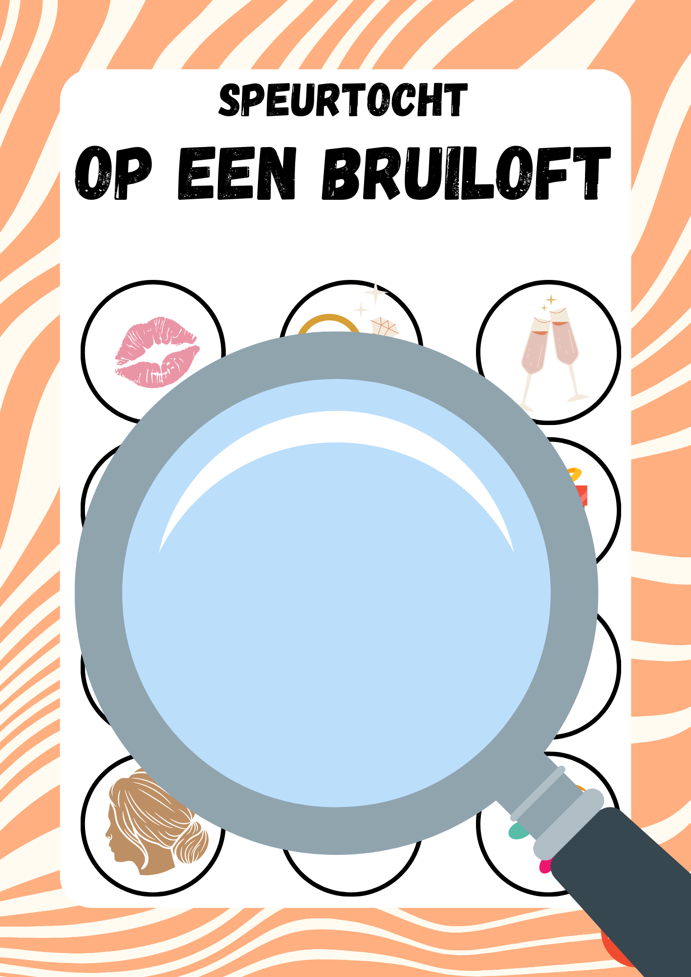 Speurtocht op een bruiloft