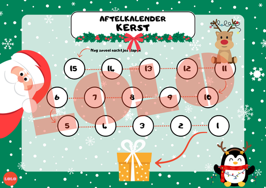 Aftelkalender Kerst