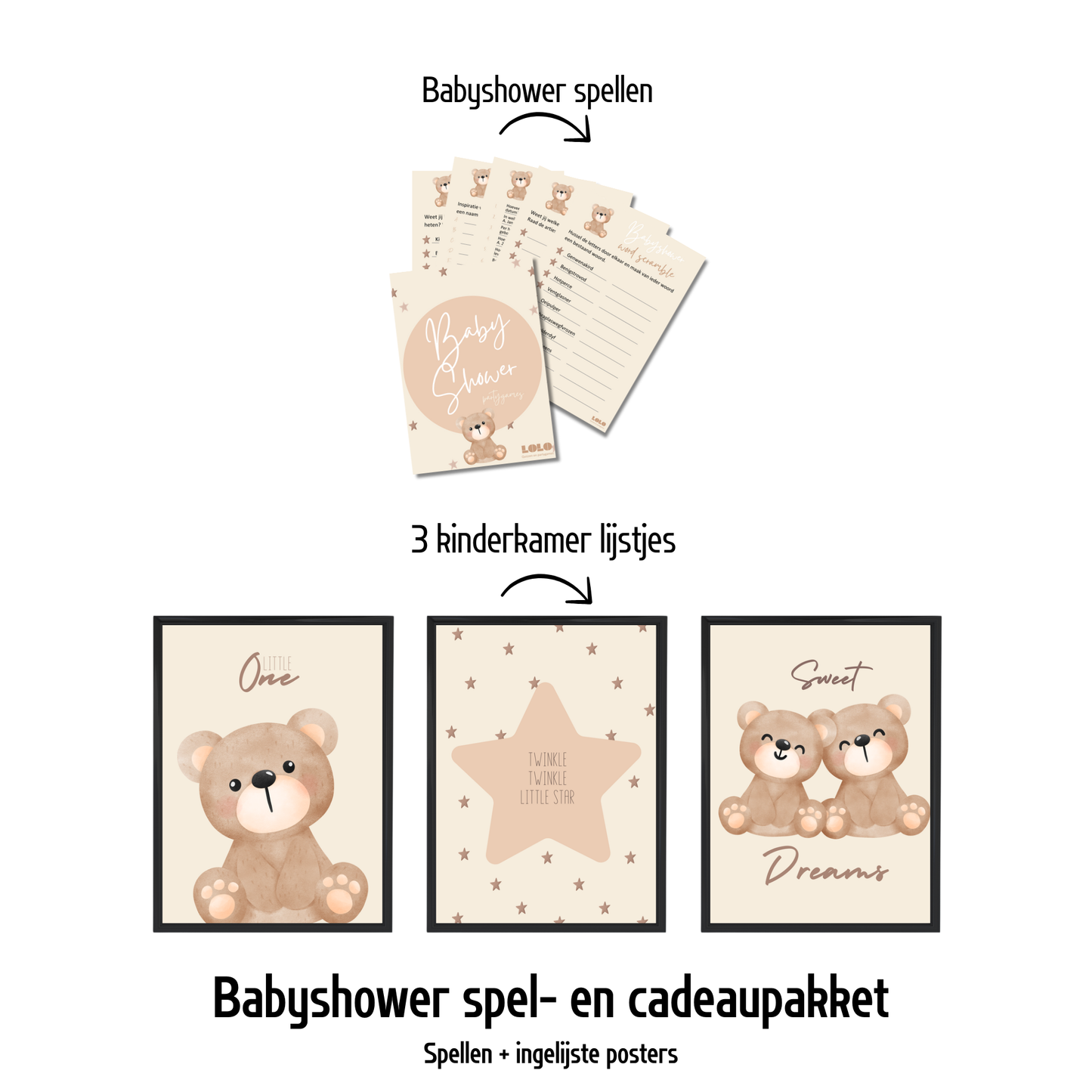 Babyshower spellen - beer