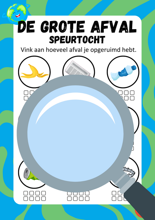 De grote afval speurtocht